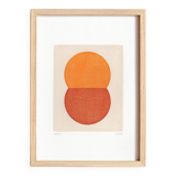 Peinture abstraite -  illustration  loki b75 - signé Eawy
