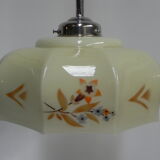 Lampe suspendue art déco avec ombre à 10 angles