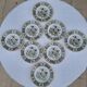 8 dessert plates Sarreguemines model Montmorency