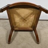 Solid Mahogany Armchair, Directoire Period – Early 19th Century