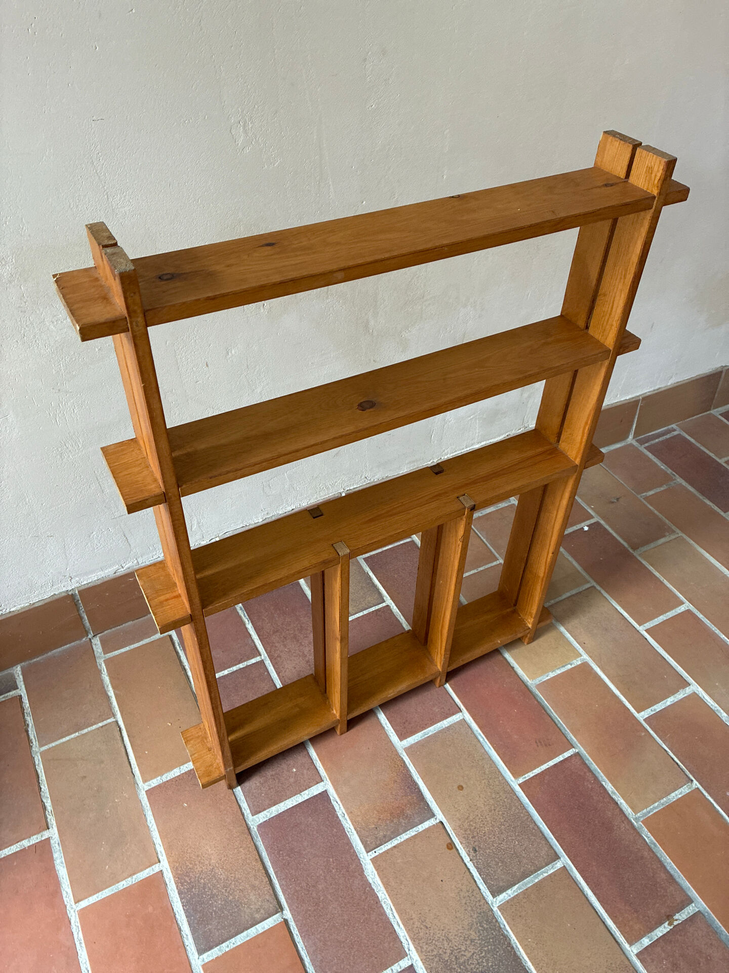 Rustic pine shelf