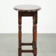 Table d'appoint ovale en chêne anglais antique du début du 20e siècle