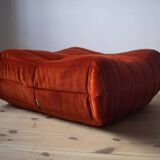 Set of Togo lounge chair and pouf by Michel Ducaroy for Ligne Roset, 1973