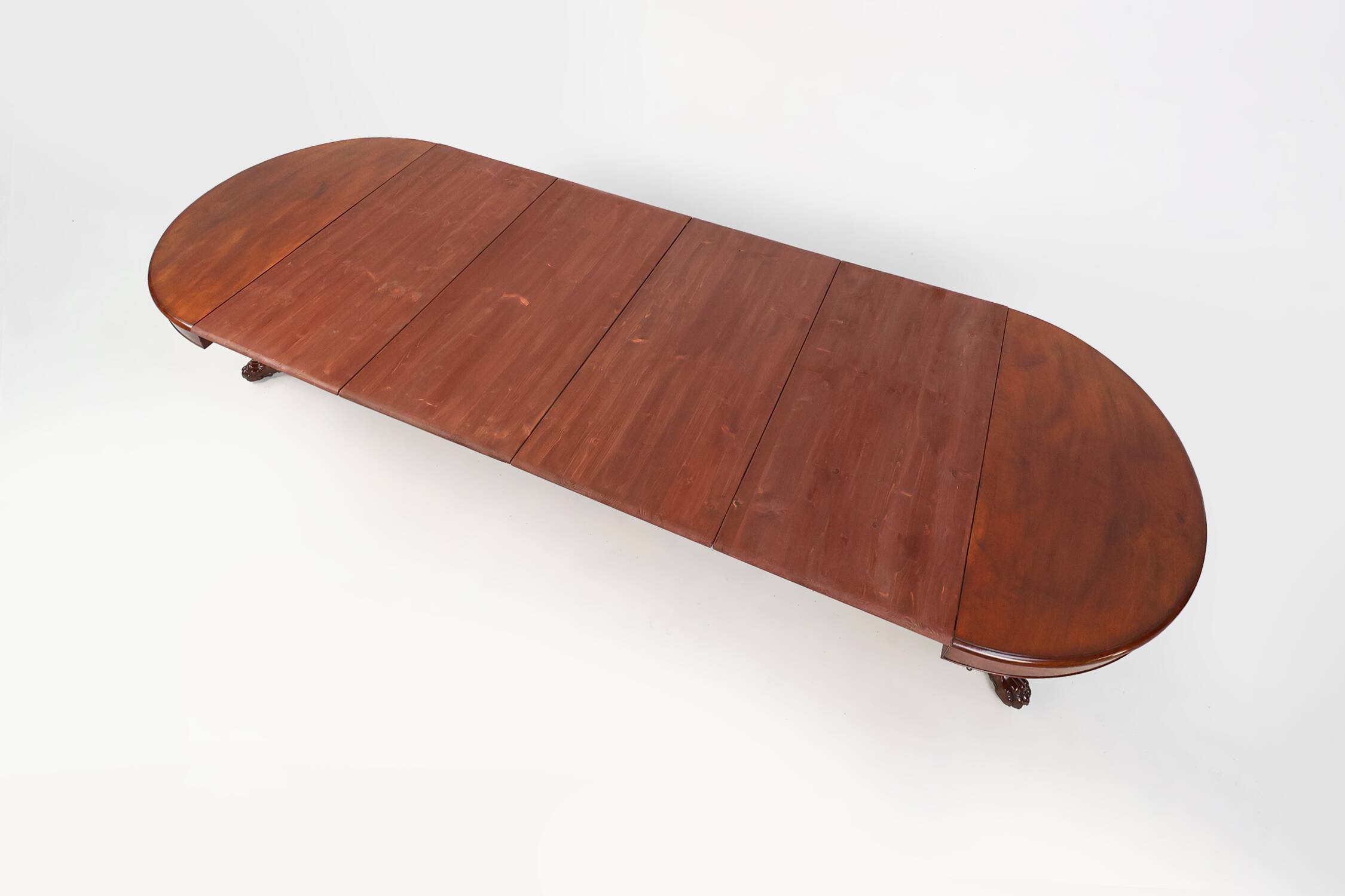 Extendable Antique English Dining Table in Victorian style, ca. 1830