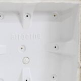 Airborne sectional sofa 'Patate' in orange corduroy, set of 7