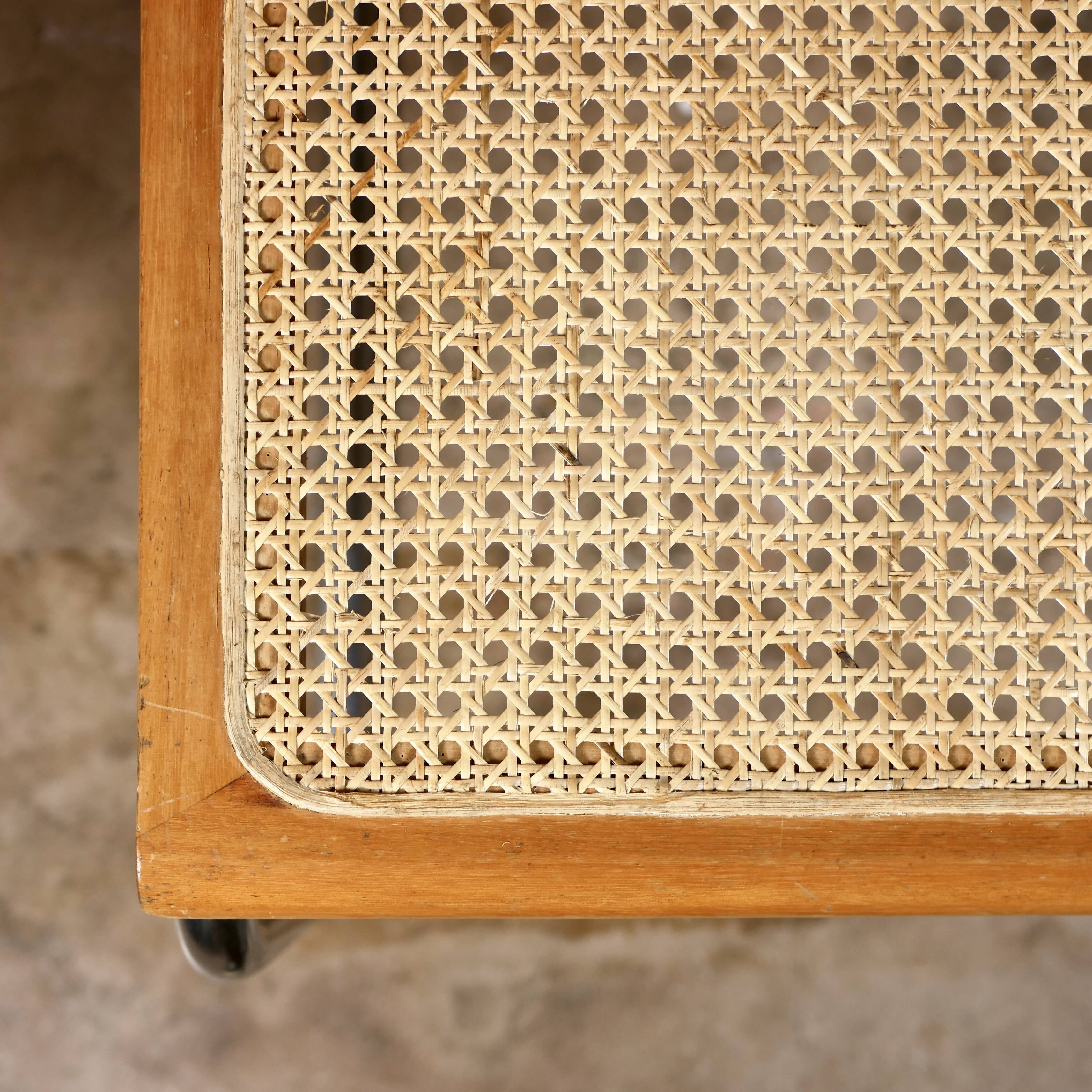 Pair of Cesca B32 wooden chairs, made in Italy, 1970s