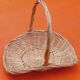 Butterfly basket centerpiece fruit / vegetable basket woven wicker