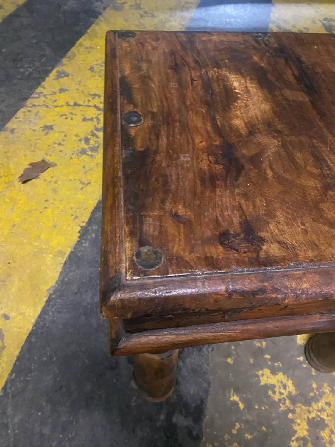 Mango wood coffee table