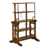 Transformable library table by Boeckh Brothers, circa 1910, restored.