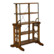 Transformable library table by Boeckh Brothers, circa 1910, restored.