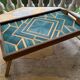Straw marquetry tray