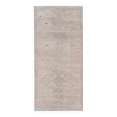 Vintage Turkish handmade rug 148x319 cm