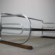 Three-seater tubular canapé Bauhaus by Slezák, Czechoslovakia, 1930s