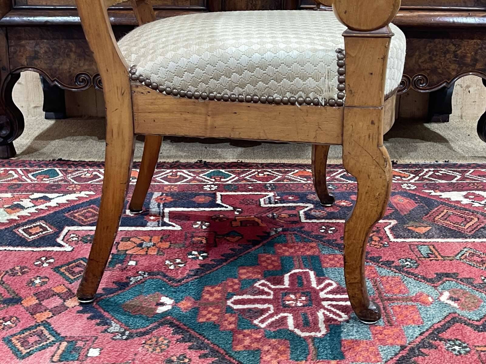 Armchair XIXth cherry wood