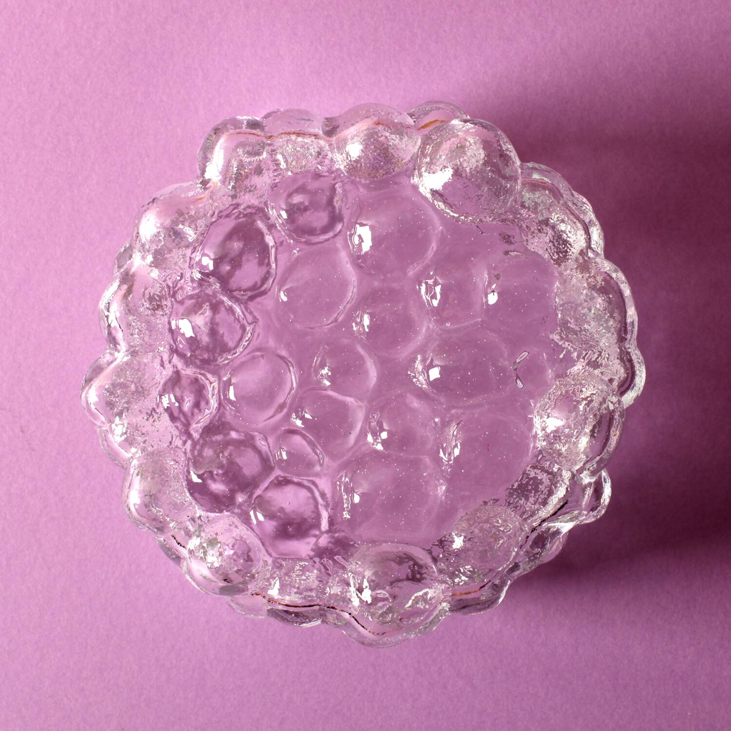 Vintage Pressed Glass Bowl / Vladislav Urban Design / Czech Republic / 1968