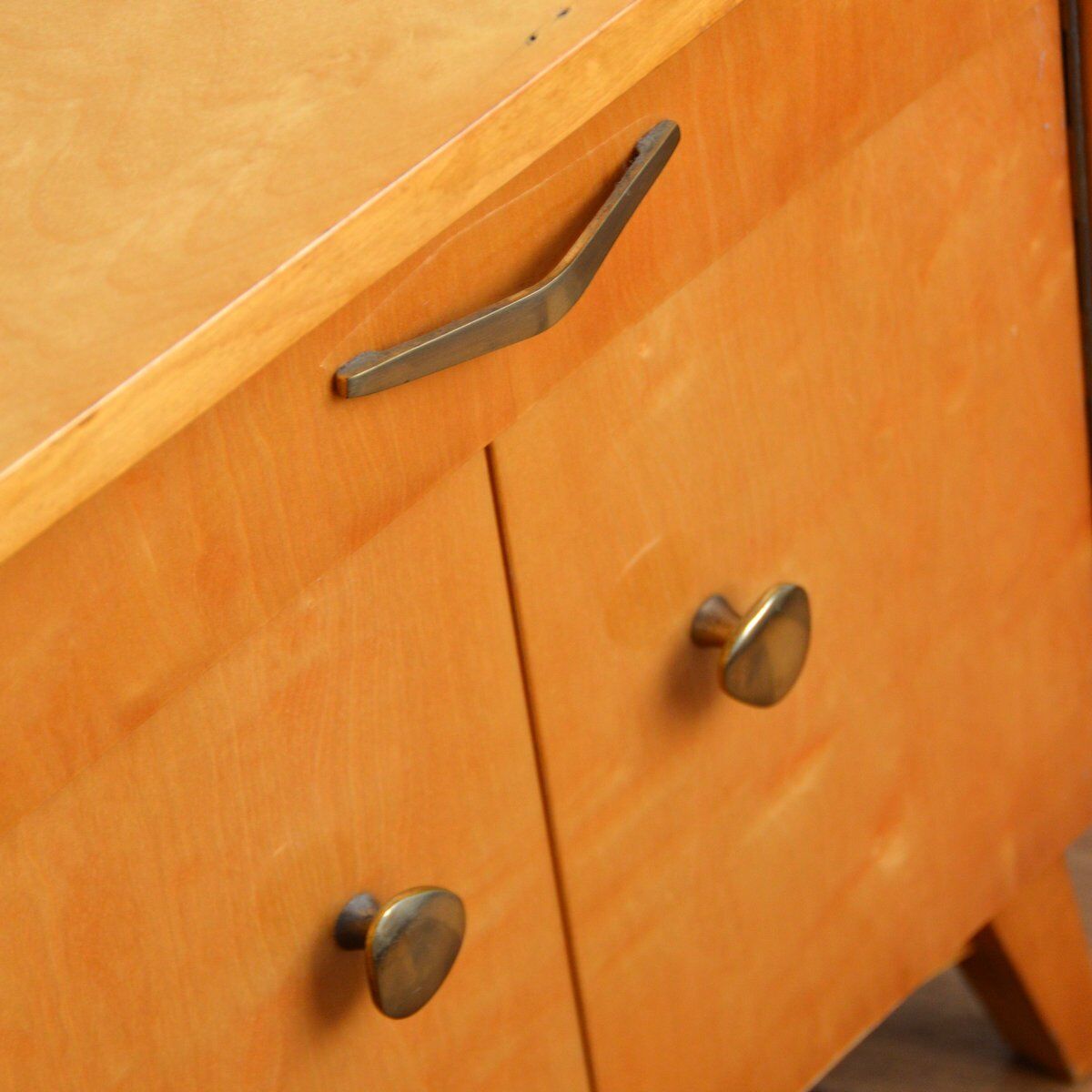Pair of vintage bedside tables 1950s