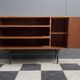 Cabinet en bois de rangement pour chaussures des années 1970