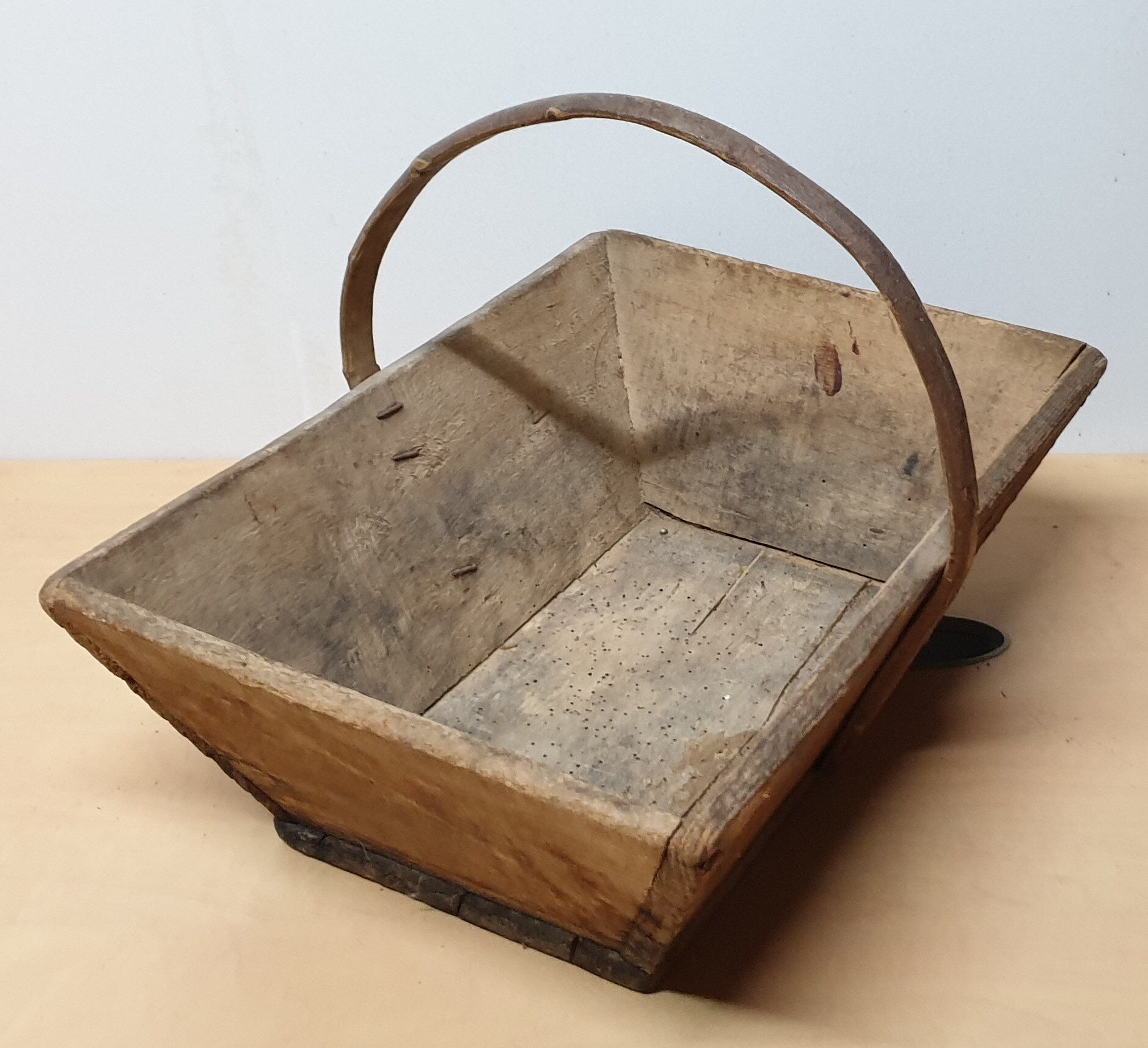 Trio of old gardener baskets
