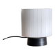 Small vintage white opaline glass table lamp bedside decoration extra LAMP-7117