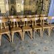 Suite de 12 chaises de bistrot modèle « Banane » Luterma