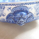 Plat centre de table Rouen Gien 1876