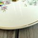 Vintage Cheese Platter in Ceramics Salins Decor Birds of Paradise
