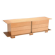 1970s Italian Sideboard in Beech Veneer with Six Drawers