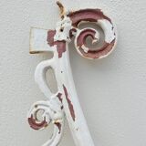 Hunting wheels gate jib bourgeois house in cast iron 19th