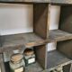 Meuble de métier à casiers bibliothèque