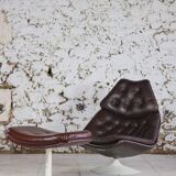 Armchair F588 and ottoman by Geoffrey Harcourt for Artifort, 1960