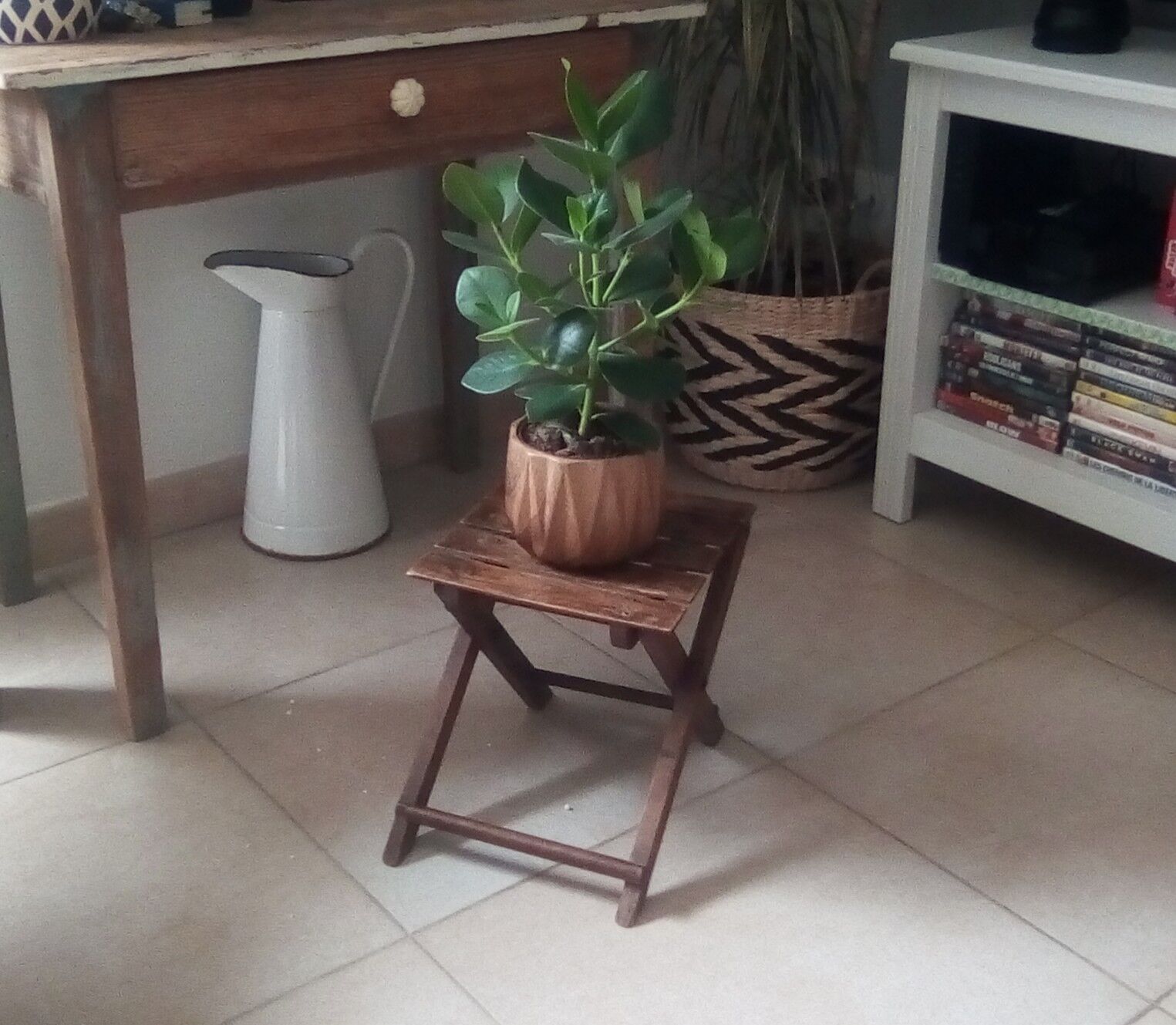 Vintage folding stool