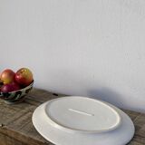 Traditional Basque oval ceramic dish