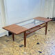 Coffee table Gplan teak & glass