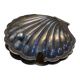 Vintage Silver-Plated Scallop Shell Butter Dish #E160