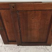 Pair of vintage oak sliding doors