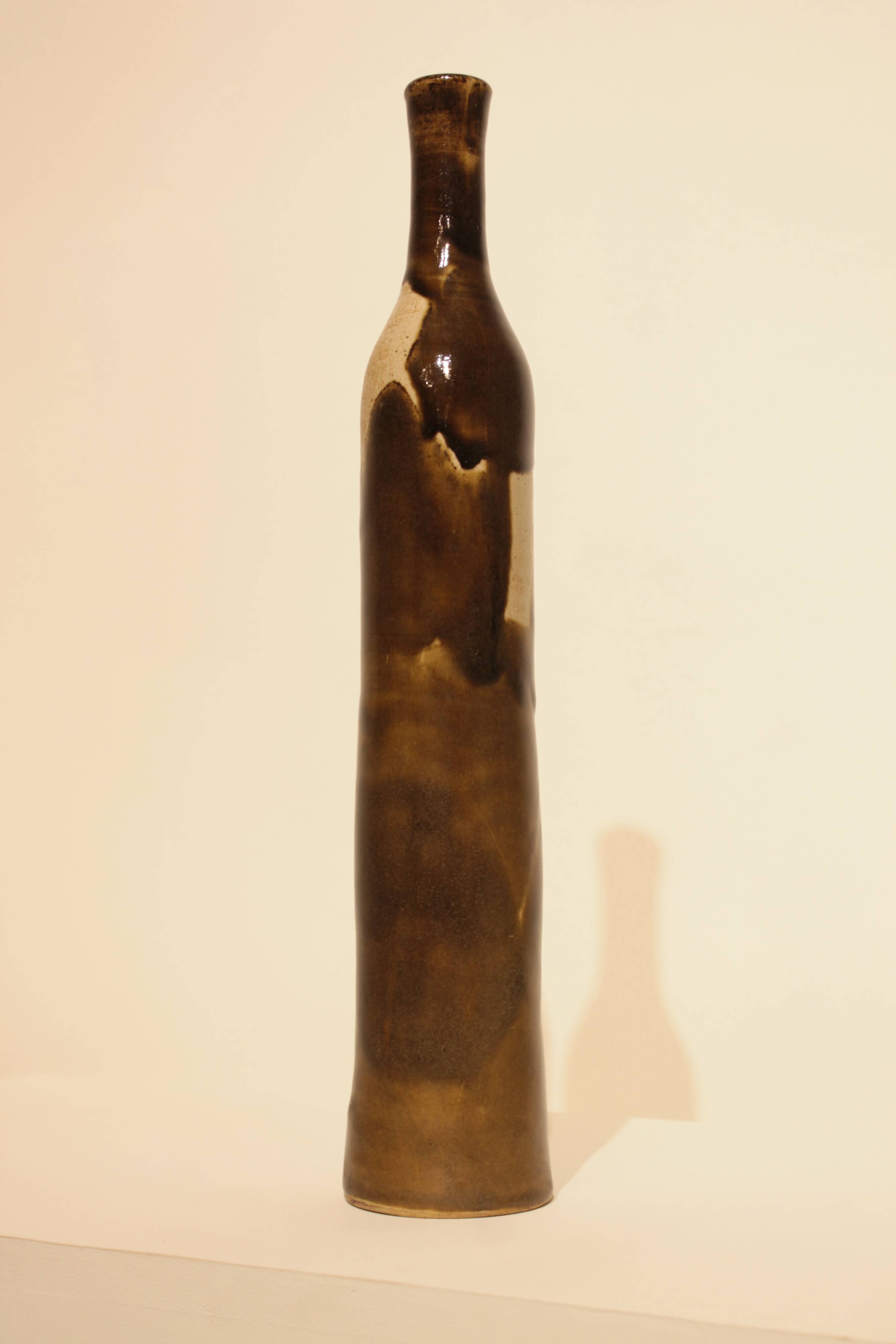 Large bottle vase by Roland Zobel, Les Cyclades, Anduze