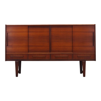 Teak highboard, Danish design, 1960s, manufacturer: PMJ Viby J