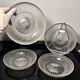 4 Baccarat plates in Greek key pattern 19th century