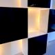 Mid-Century Modern backlight wall modular system by Acerbis. Italy 1970s