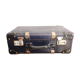 Vintage blue suitcase