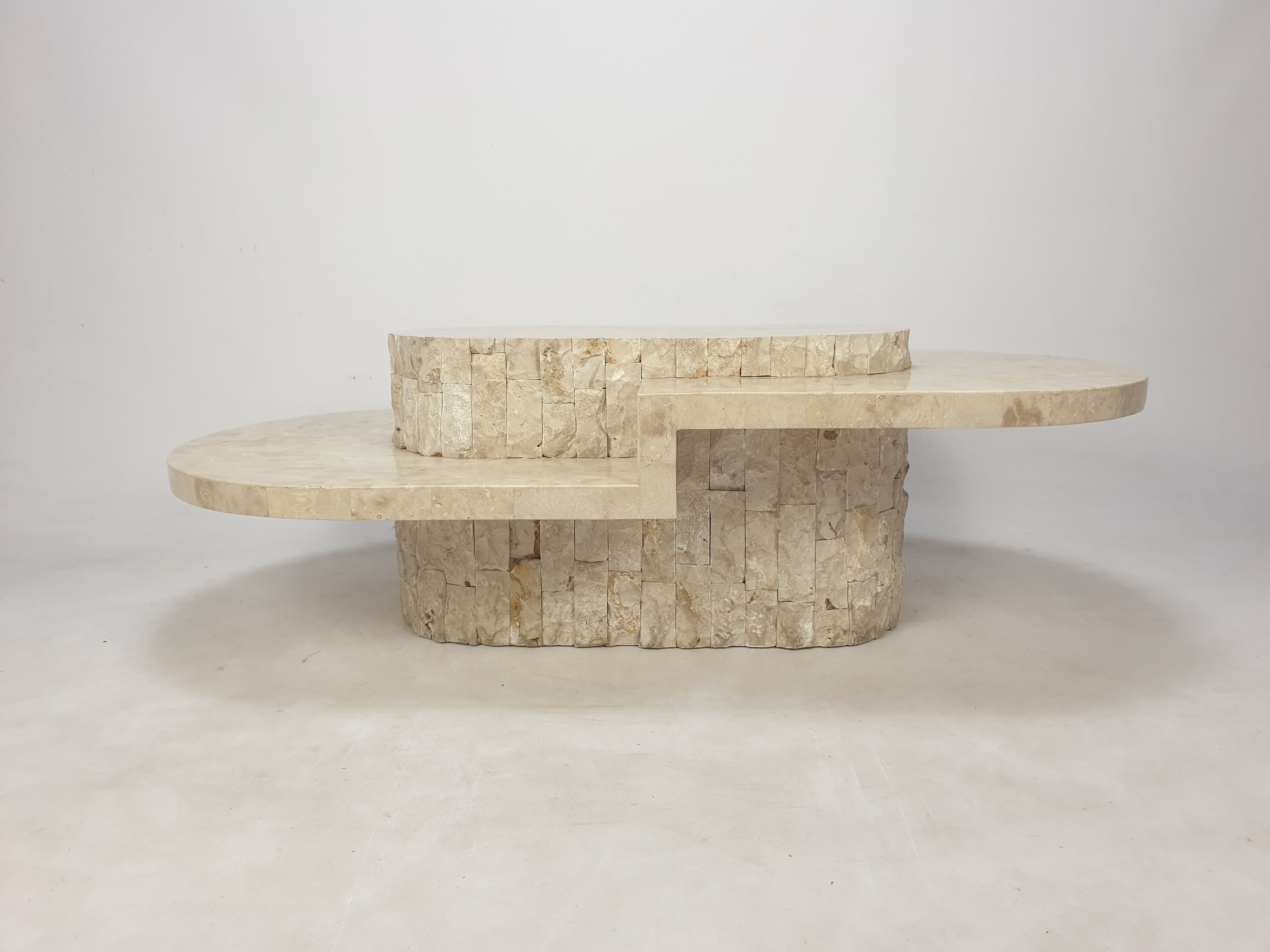 Magnussen Ponte Mactan Stone Coffee Table, 1980s
