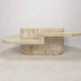 Magnussen Ponte Mactan Stone Coffee Table, 1980s