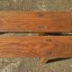 Paire de bancs de ferme 150 cm