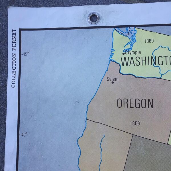 Carte scolaire Etats-Unis