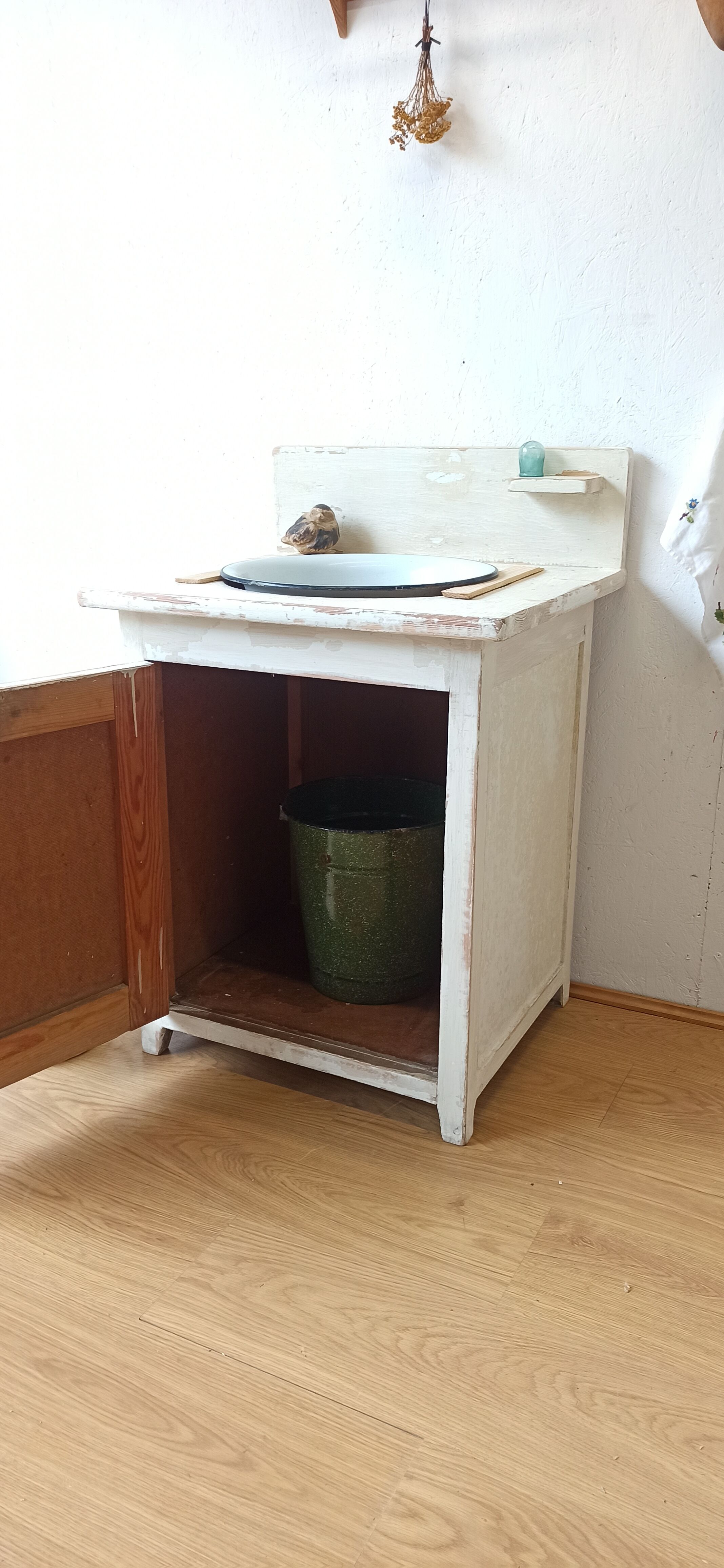 Old Wooden Wash Basin 50s.