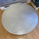 Silver coffee table Moroccan style