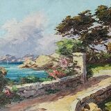 Oil painting by Raoul About