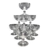 Set de 10 coupes à champagne