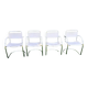 Set of 4 armchairs attributed to Mart Stam.