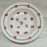 Set of 6 hollow plates terra de fer Sarreguemines
